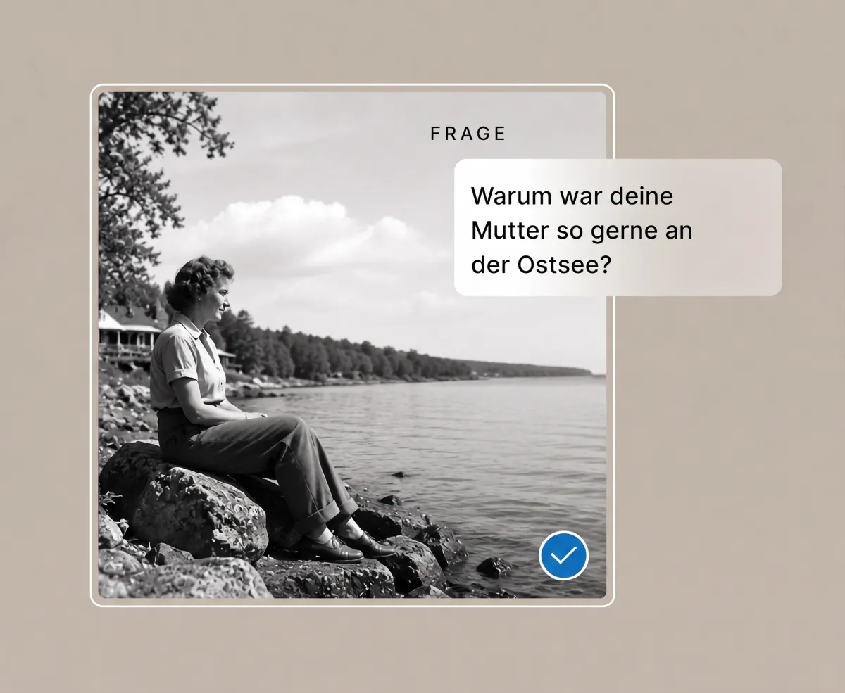 Schritt 1 — Frage per WhatsApp