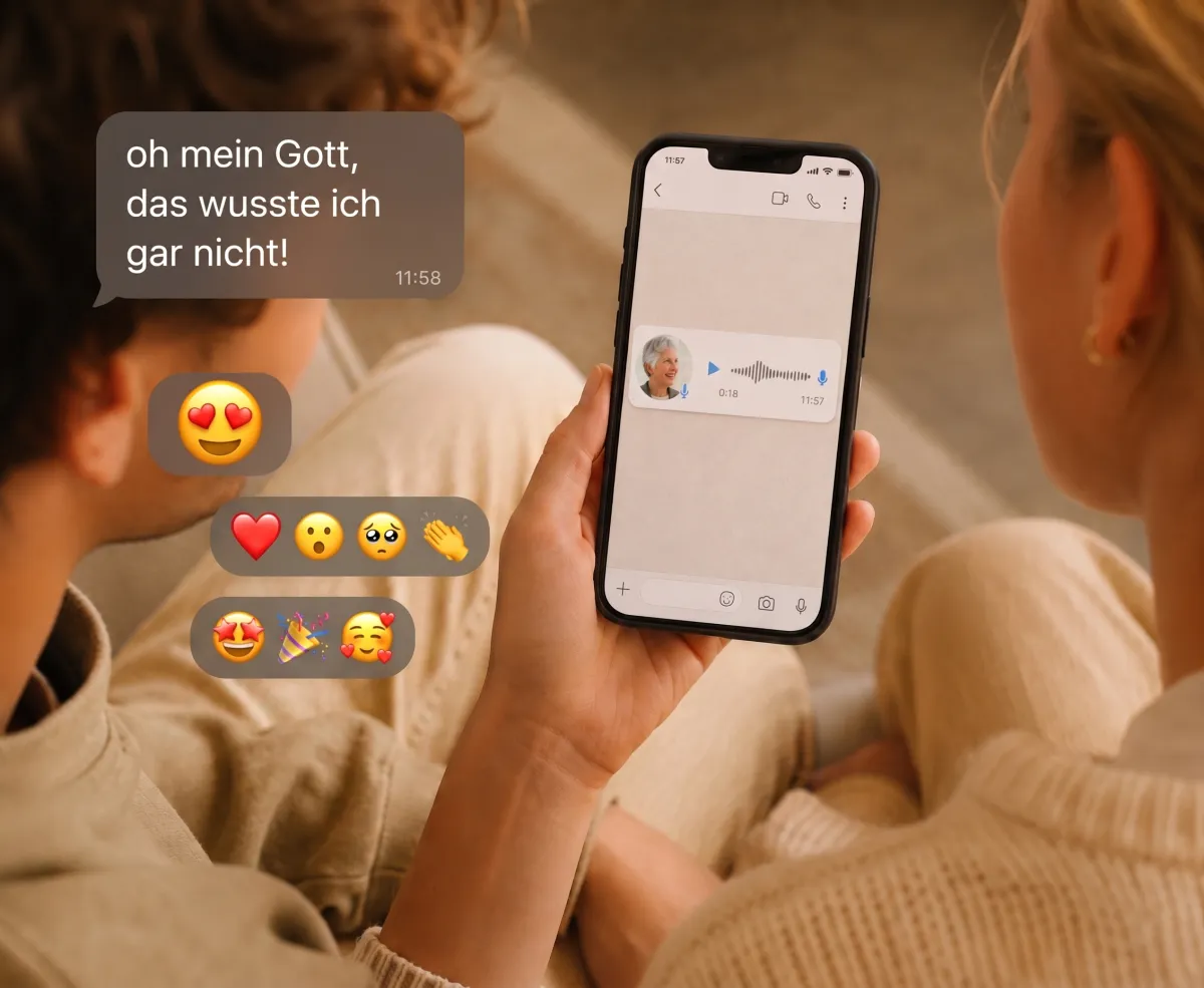 Schritt 3 — Die Familie hört mit